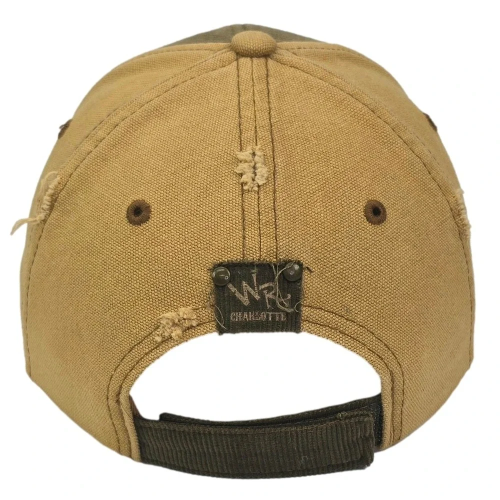 JR Nation Whiskey River Hat Mens OSFA Dale Jr Bar Corduroy Distressed NASCAR Cap